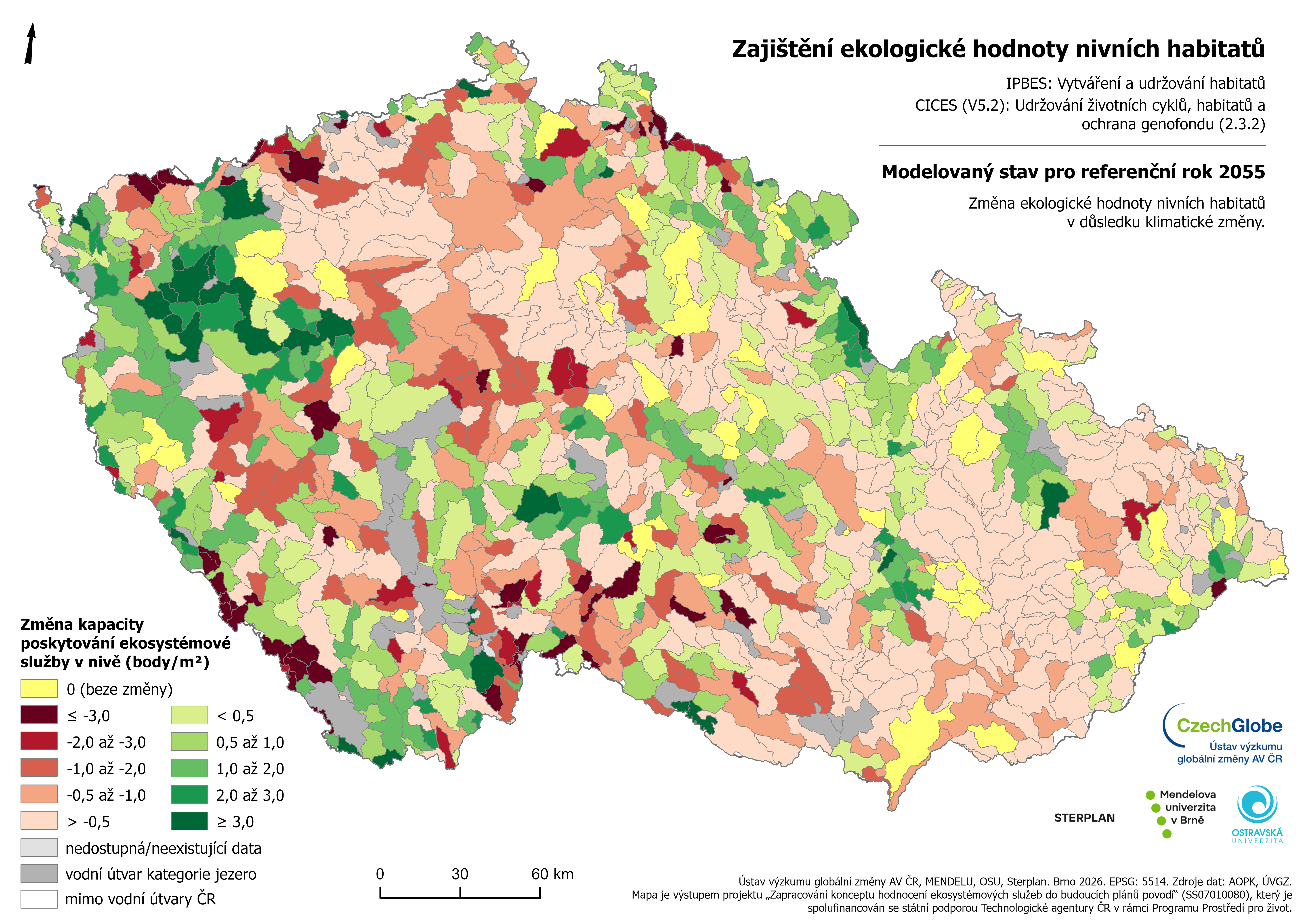 12n-55 - Ekologická hodnota habitatů v nivě (2055)